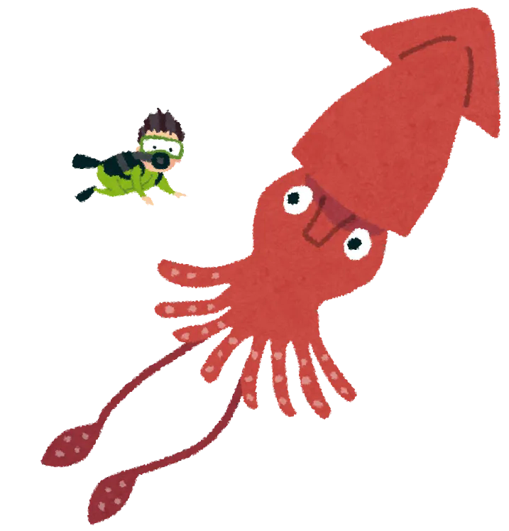 ダイオウイカ！？