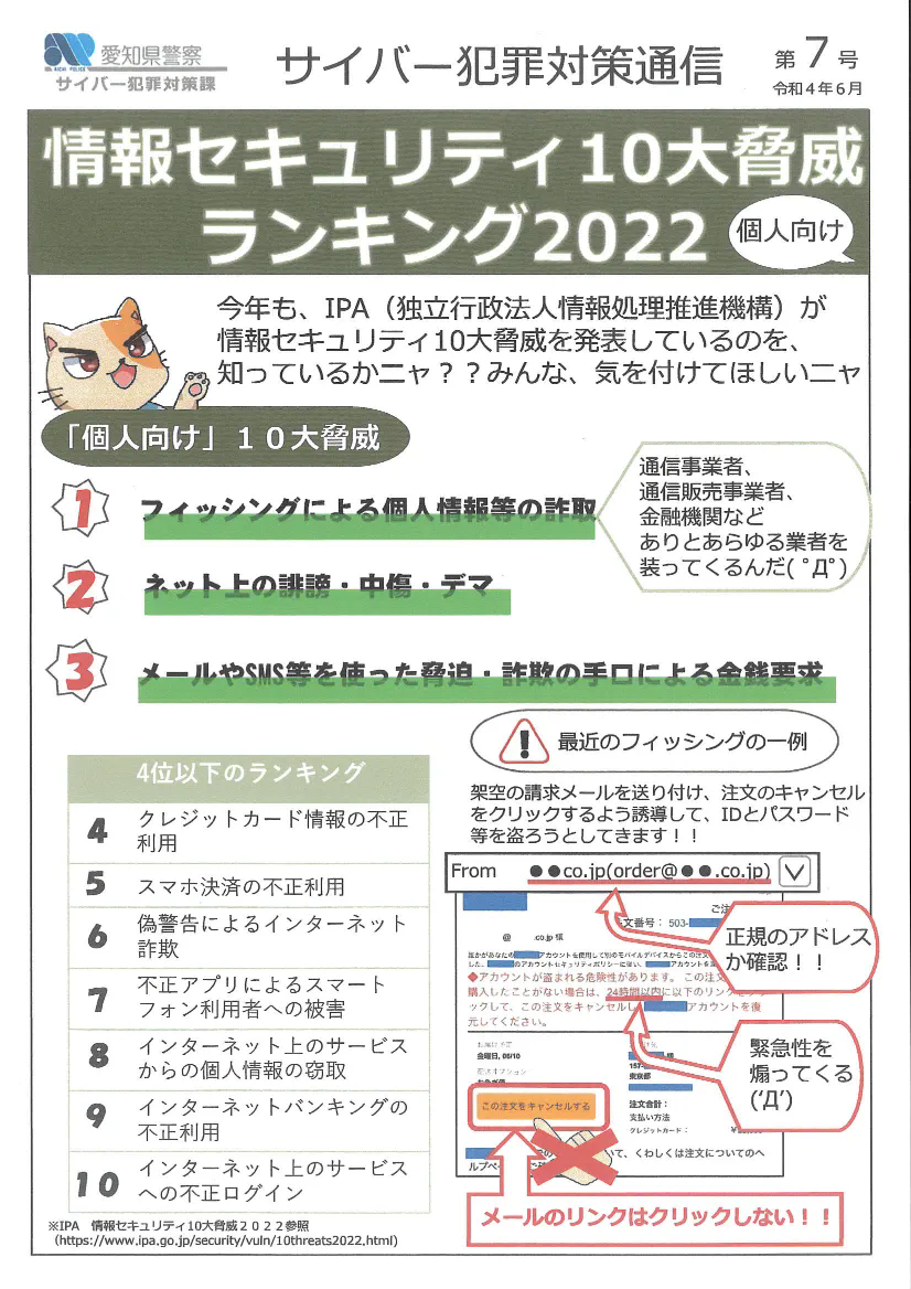 サイバー犯罪対策