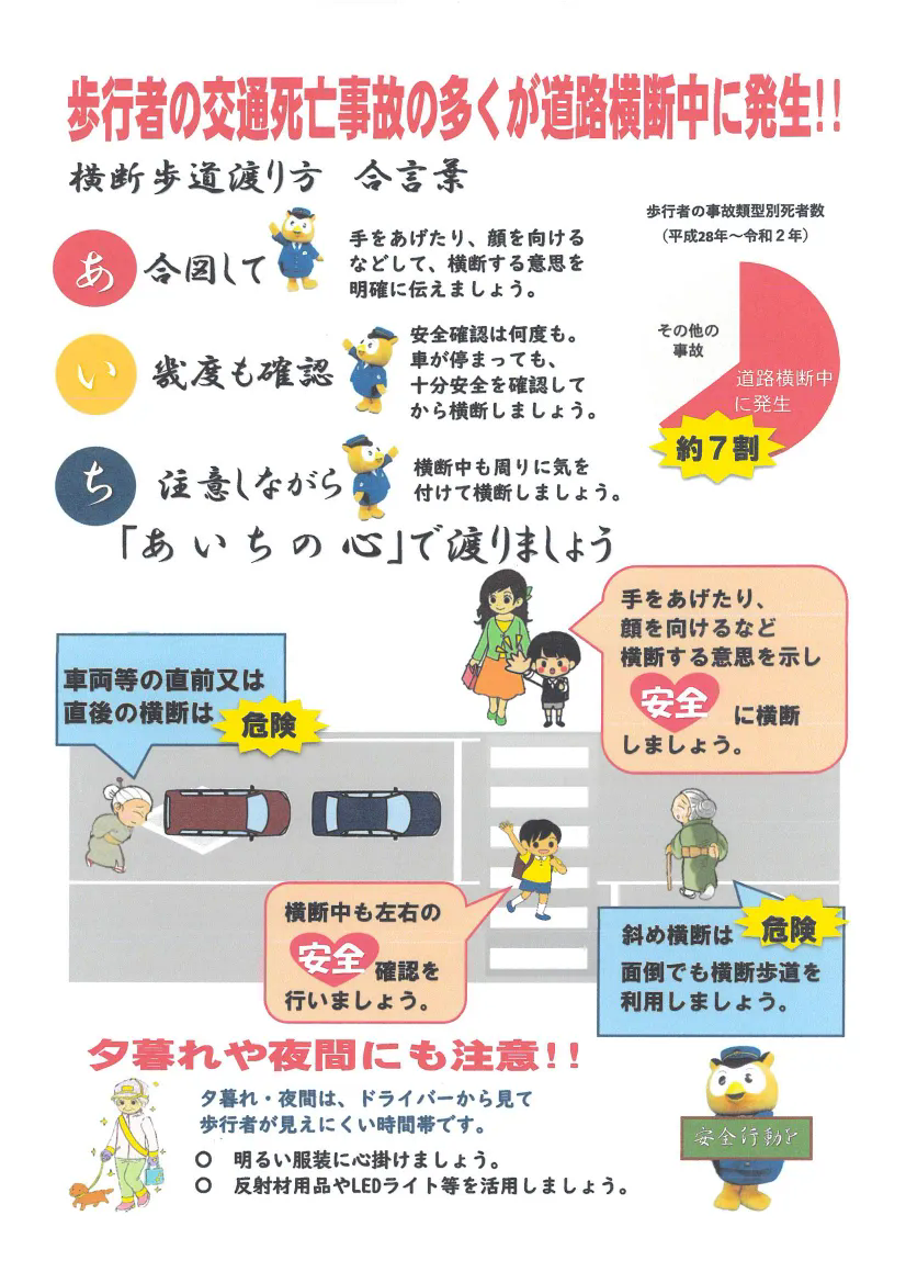 ～横断歩道の渡り方～