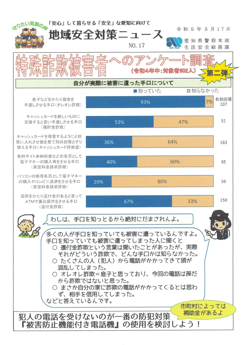 【地域安全対策ニュース】