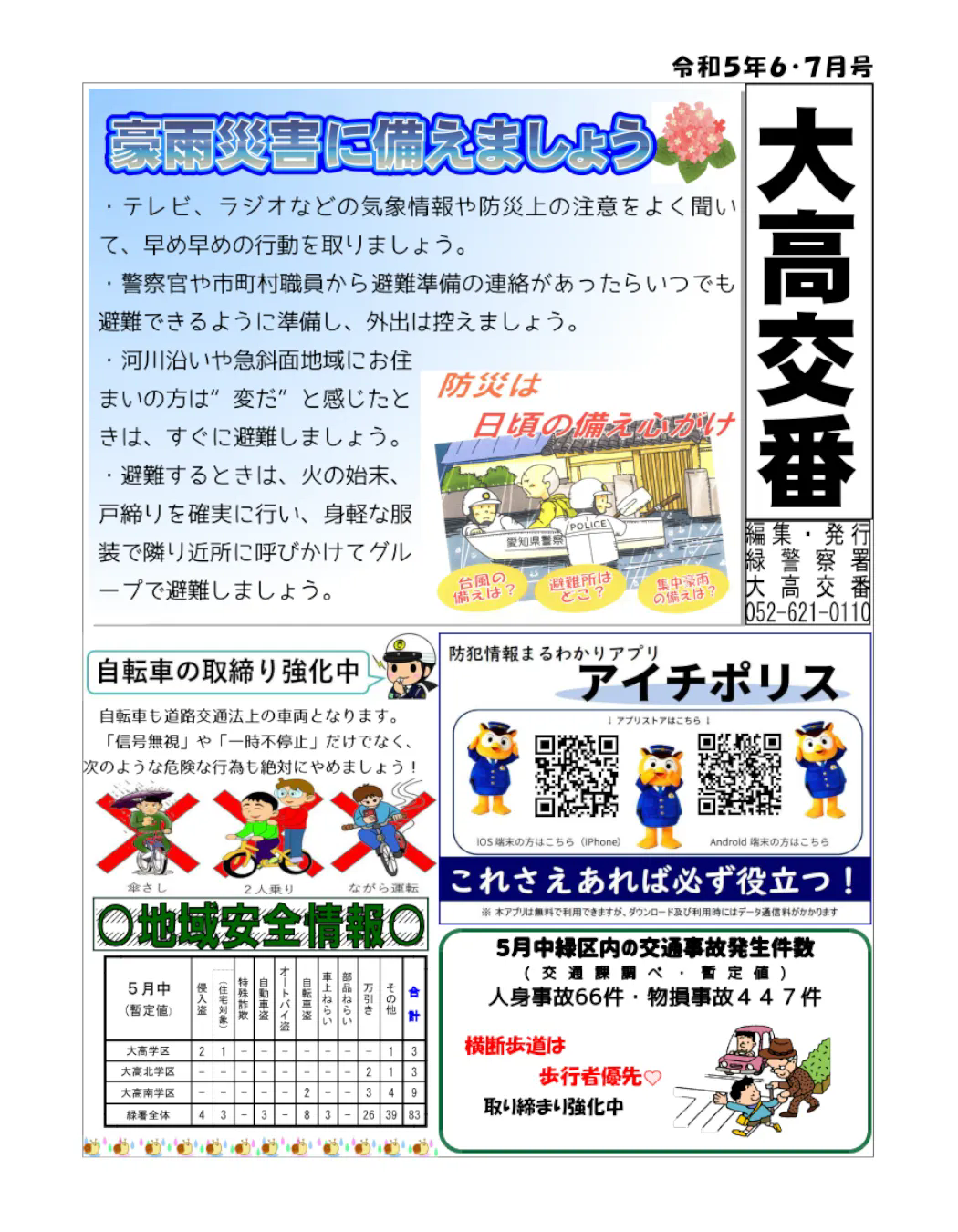 豪雨災害に備えましょう